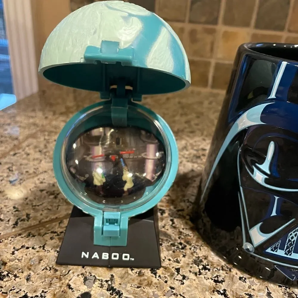 Darth Vader Father of the Year 3D Mug NABOO Rare Star Wars Earth Toy Works!